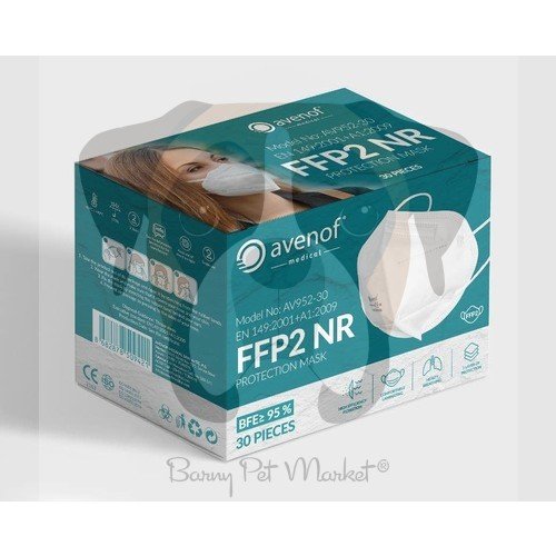 Avenof Ffp2 Nr - 5 Katlı N95 Maske- 30 Adet( 3 Katlı Meltblown)