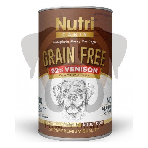 Nutri Canin G.F. Venison Sweet Potatoes 400 g 6 Al 5 Öde