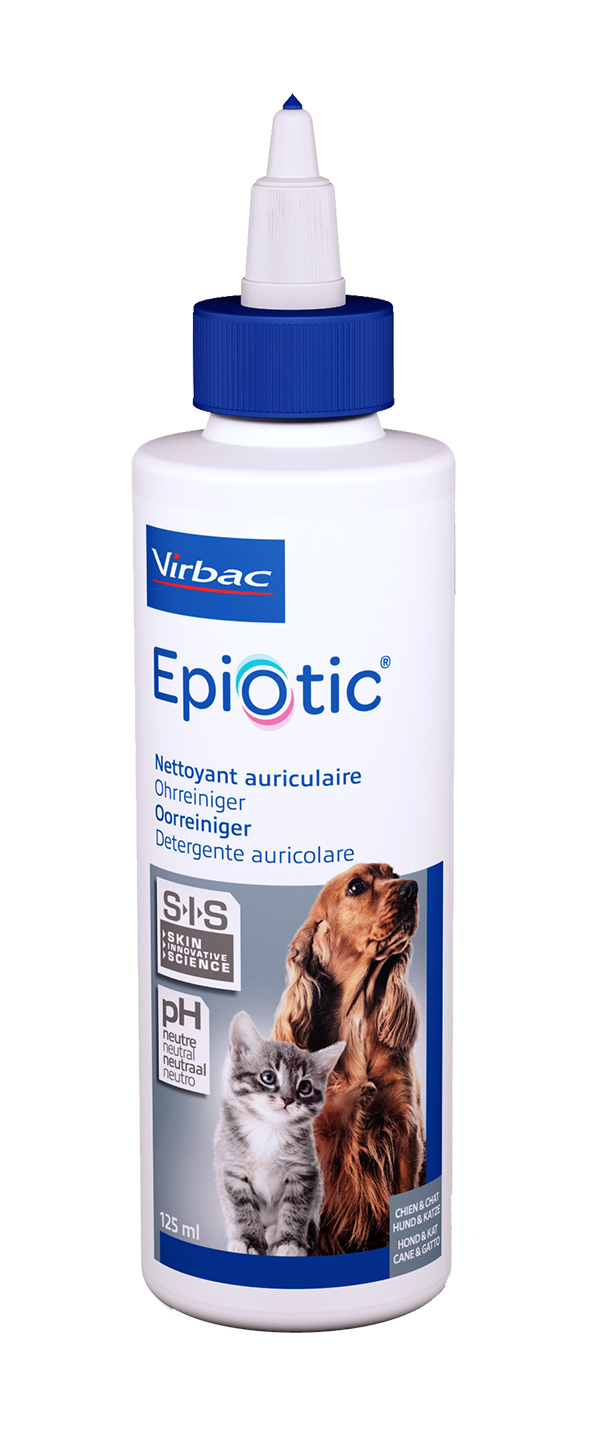 Virbac EpiOtic Kediler ve Köpekler için Kulak Temizleyici 125 ml