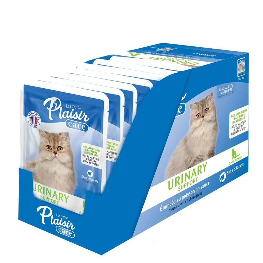Plaisir Care Urinary Support Üriner Sistem Koruyuculu Kedi Yaş Maması 12 Adet x 85Gr