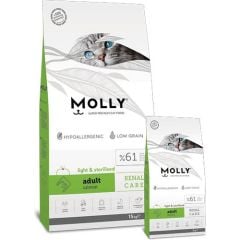 Molly Kısırlaştırılmış Yetişkin Kedi Maması Somonlu 15KG