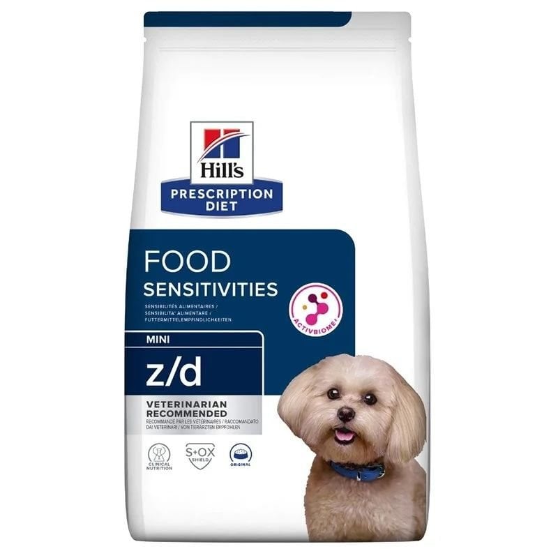 Hills Food Sensitivities Z/D Mini Köpek Biome Gıda Hassasiyeti 6 Kg Ab+ Skt: 07/25