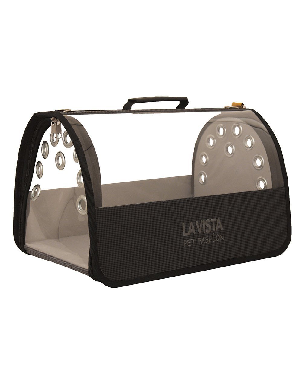 Lüx Flybag Şeffaf Kedi Taşıma Çantası 43 x 26 x 27 cm-Füme