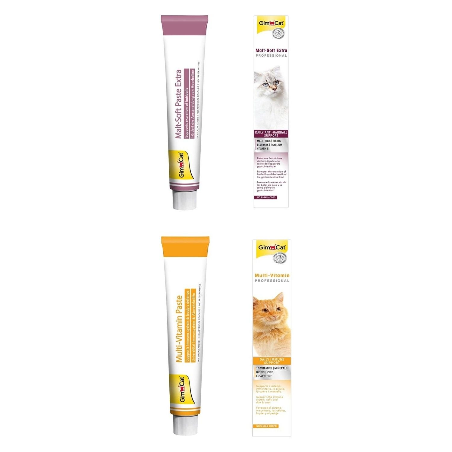 Gimcat Multivitamin 100 Gr + Malt Soft Extra 100 Gr