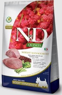N&D Quinoa Weight Management Mini Yetişkin Köpek Maması 2.5 Kg