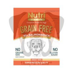 Nutri Canin Tahılsız Somon Ördek Eti & Tatlı Patatesli Köpek Konservesi 400 gr x 6 Adet