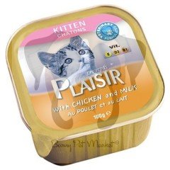 Plaisir Tavuk Etli & Sütlü Yavru Yaş Kedi Maması 100 gr x 12 Adet