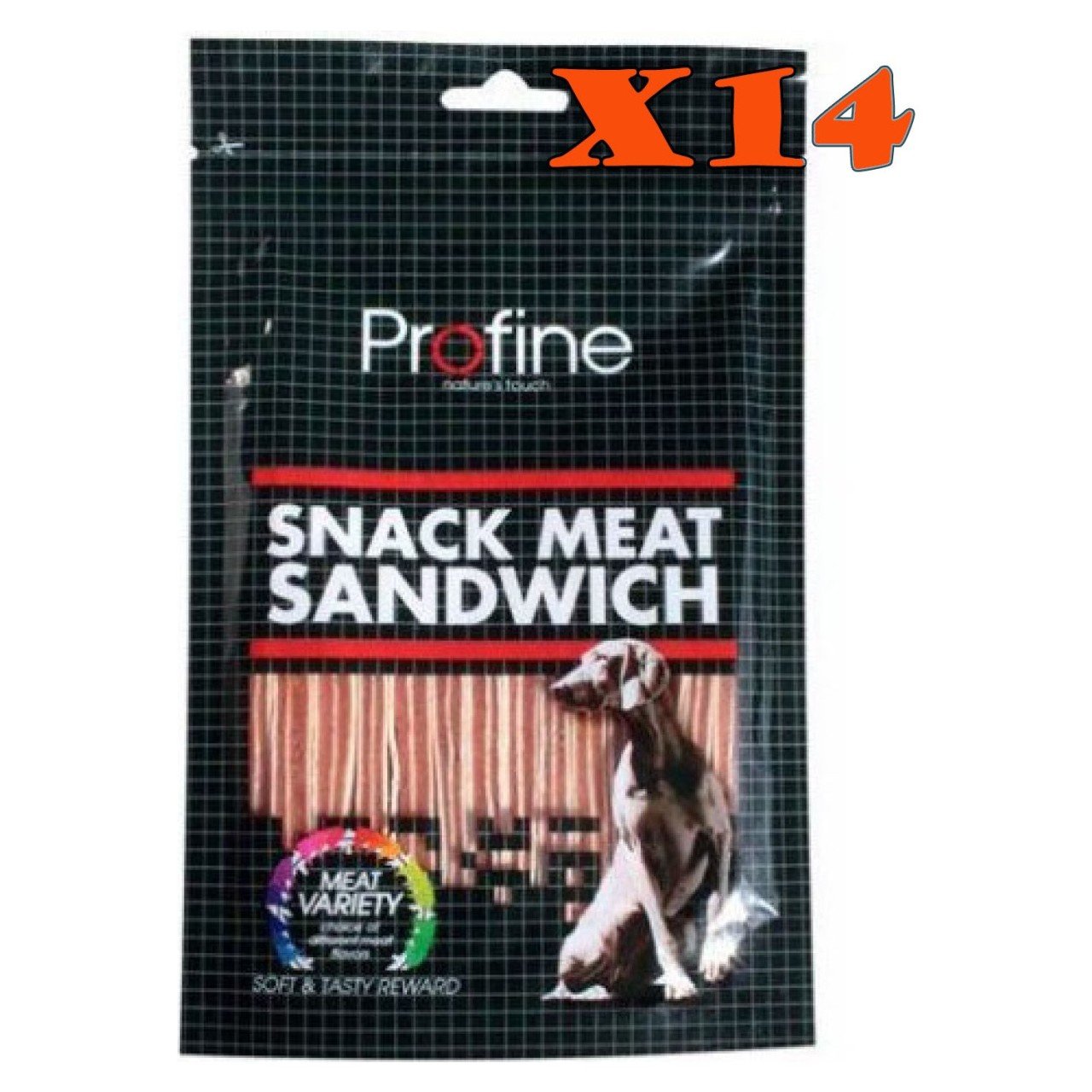 Profine Canin Etli Sandviç Yumuşak Köpek Ödülü 80 gr x 14 Adet