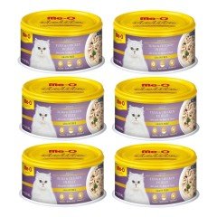Me-O Jöleli Ton Balıklı Tavuklu Yetişkin Kedi Konservesi 80 gr x 6
