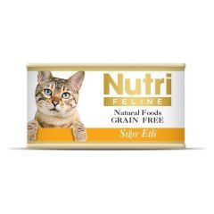 Nutri Feline Tahılsız Sığır Etli Yaş Kedi Maması 85 gr x 32 Adet