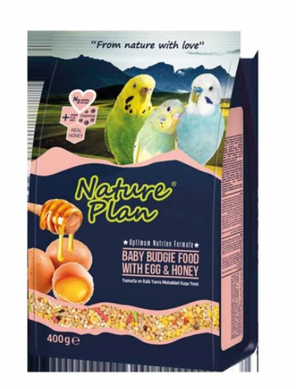 Nature Plan Ballı Yumurtalı Yavru Muhabbet Yemi 400 gr
