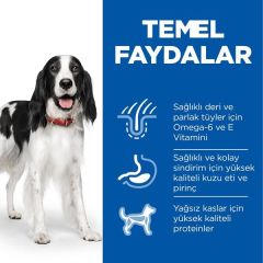 Hill's Adult Medium Lamb Rice Kuzu Etli ve Pirinçli 14 kg Yetişkin Köpek Maması