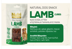 Nutri Canin Kuzu Etli Küpleri Tahılsız Nutri Canin 80GR Köpek Ödülü 6 Adet