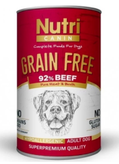 Nutri Canin Nutri Canine Tahılsız Biftekli Patatesli Köpek Konservesi 400 gr 3'lü Set