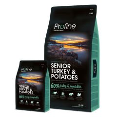 Profine Senior Az Tahilli Hipoalerjenik Hindi&patatesli Yaşli Köpek Mamasi 15 Kg