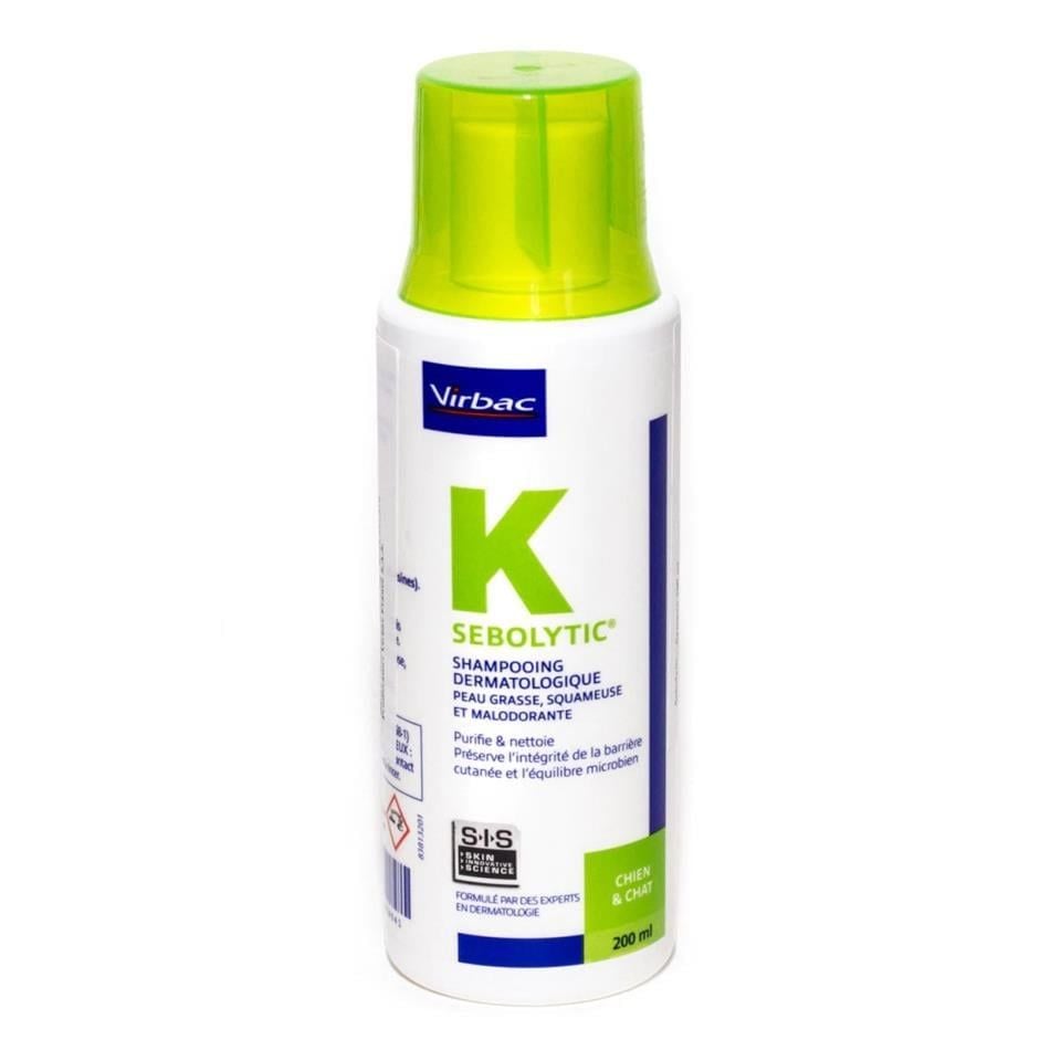 Virbac Kediler ve Köpekler İçin Sebolytic Şampuan 200 ml