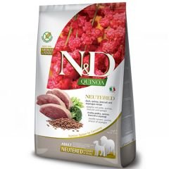 N&D Quinoa Kısırlaştırılmış Ördekli Brokoli 2.5 kg Orta ve Büyük Irk Yetişkin Köpek Maması