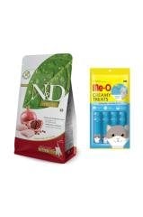N&D Kitten 1,5kg. + Me-O Tavuklu - Ciğerli Sıvı Kedi Ödülü 4x15 gr.