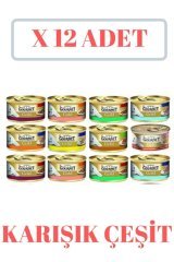 Gourmet Gold Karışık Kedi Konserve Maması 12AdetX85g